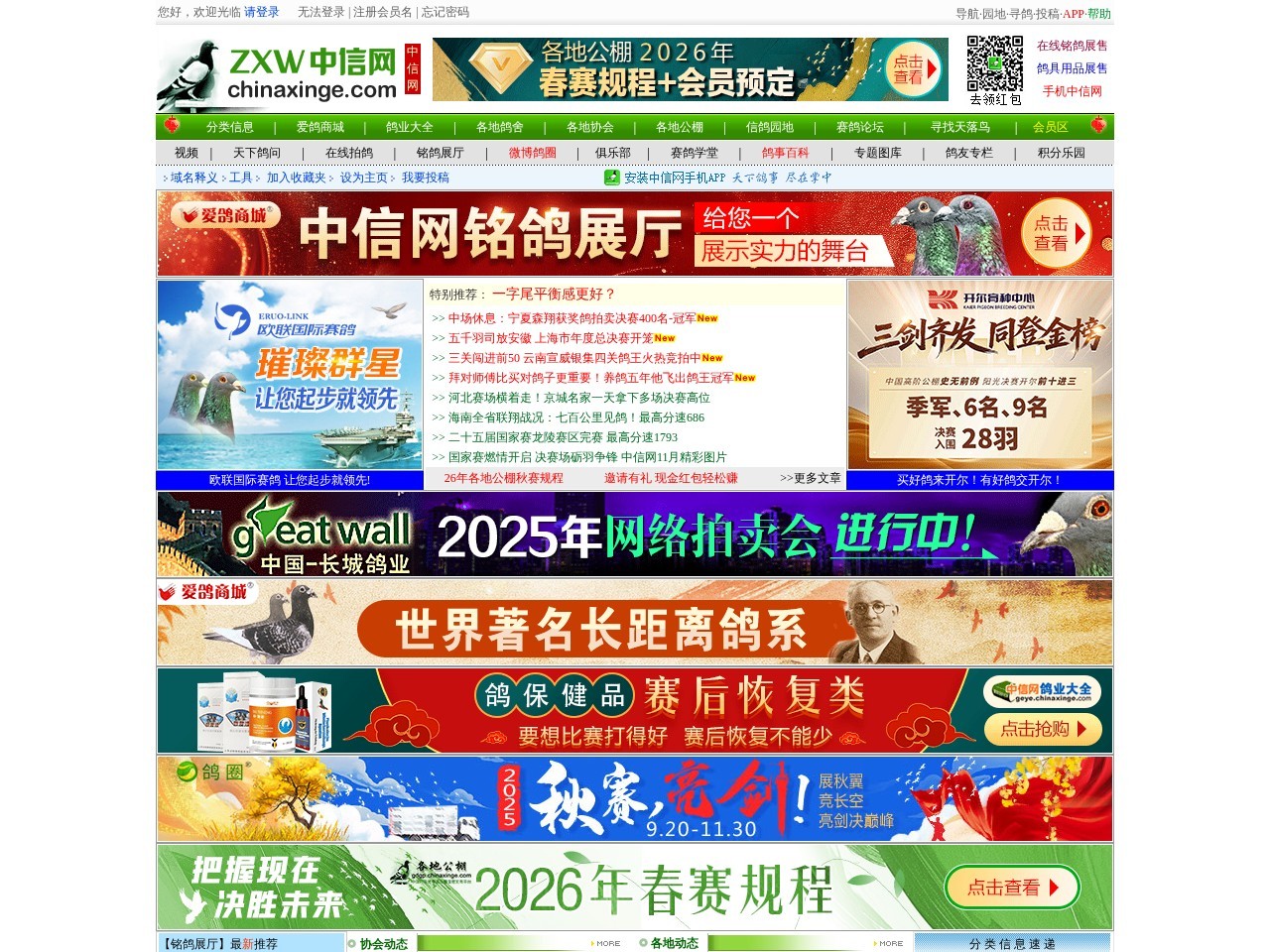 中国信鸽信息网